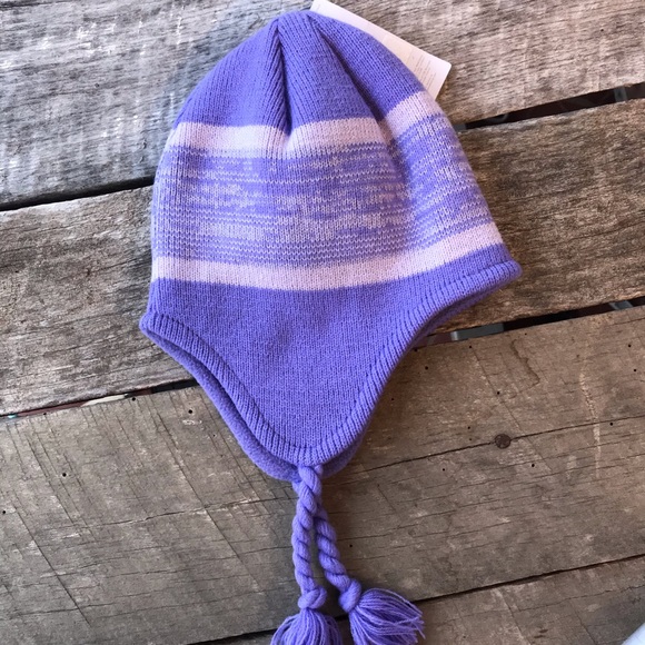 purple champion beanie